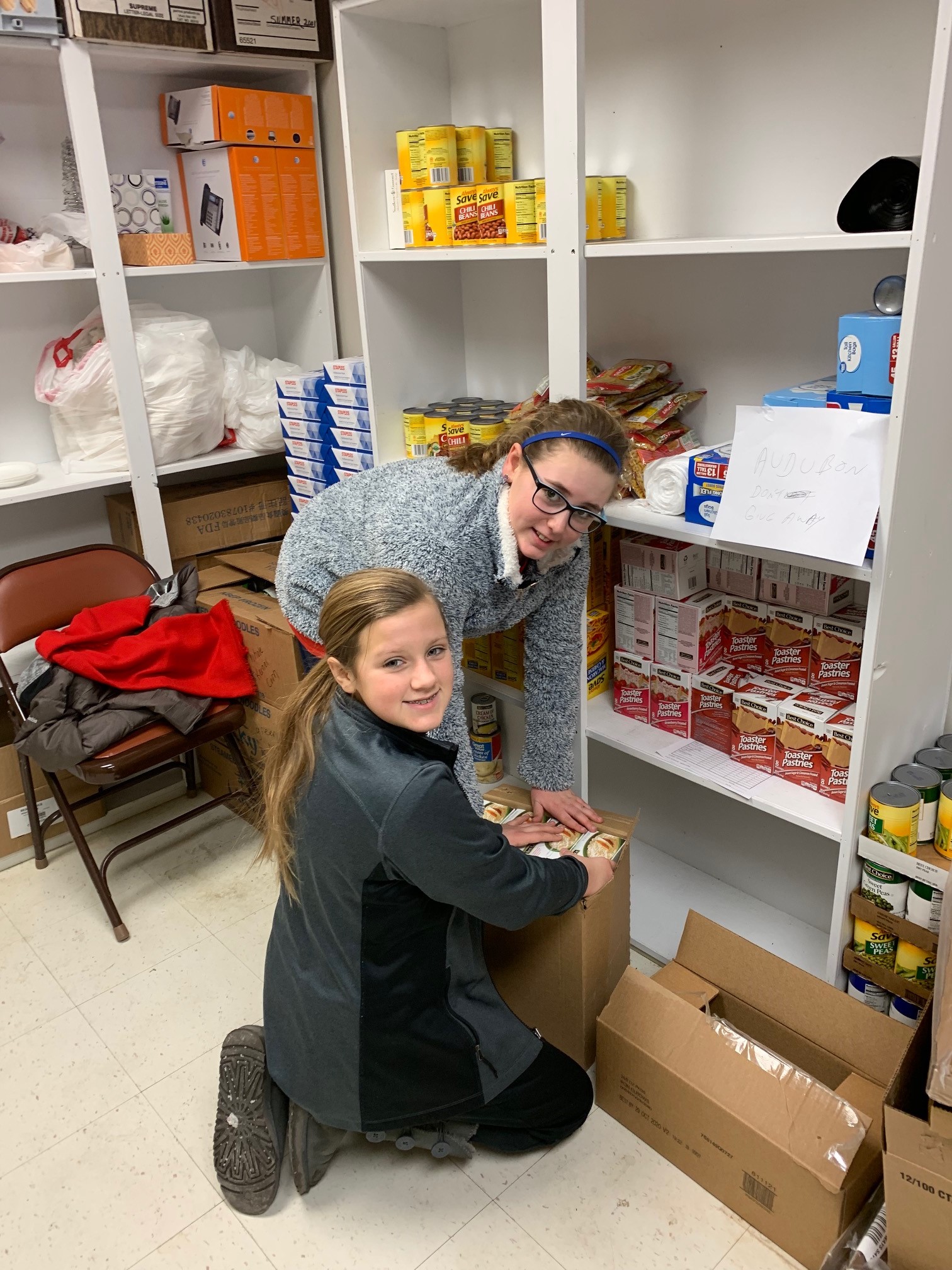 Union County Farm Bureau donated $300 of food to the local food pantry