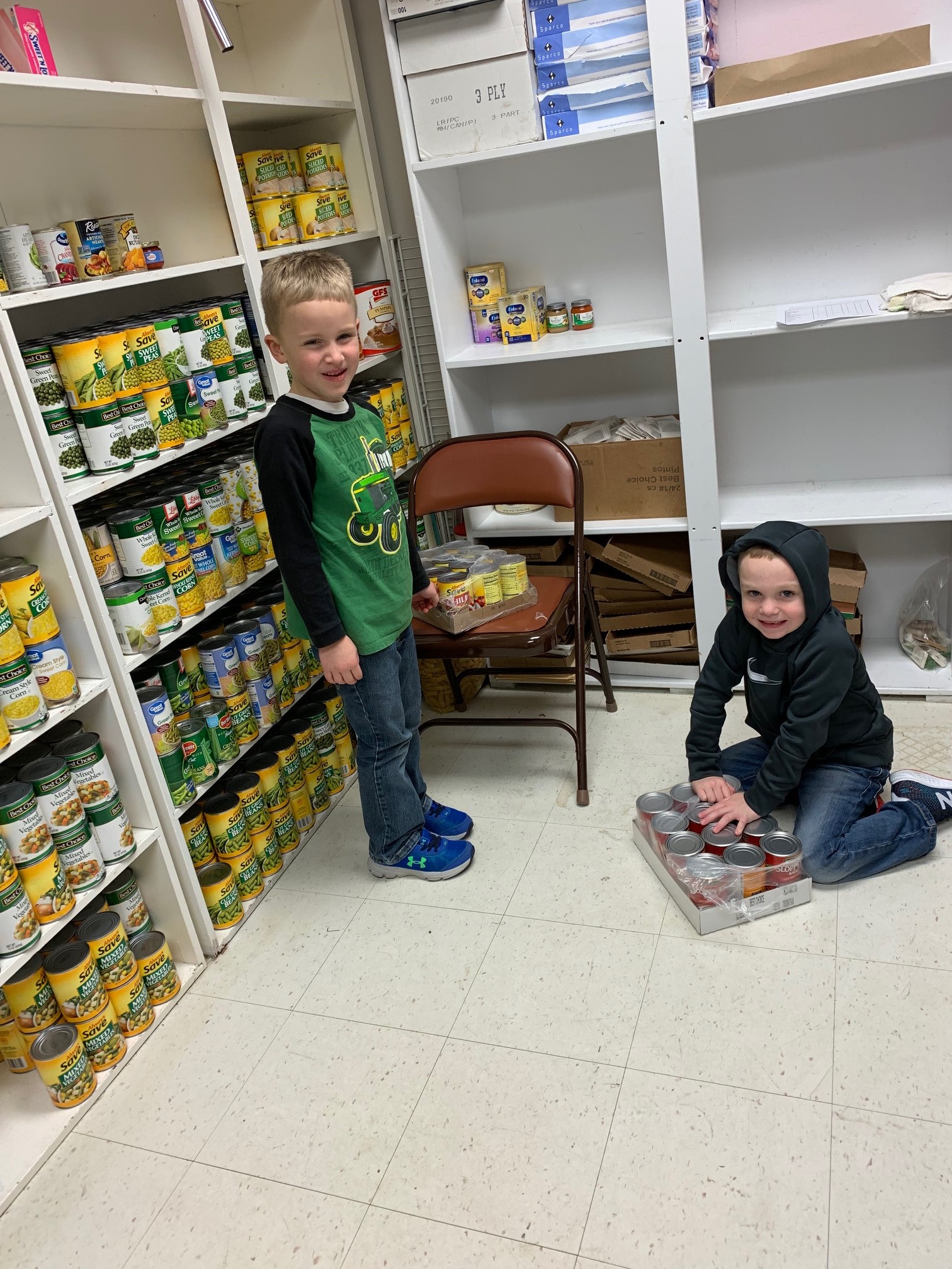 Union County Farm Bureau donated $300 of food to the local food pantry