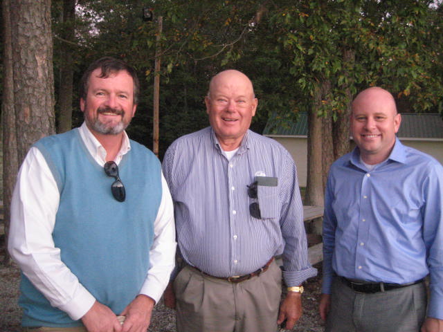 Doug Wilson, Young Farmer Chair; David Campbell, State Board of Directors; and Matt Ingram, Division Director Organization Division.