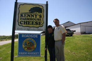 Kenny and Beverly Mattingly at their market in Barren County.