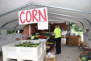 D&F Farms has modest market center and a loyal customer base. Its market season runs from mid-June to early September.