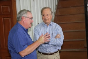 Congressman Ed Whitfield chats with KFB Director Tripp Furches.