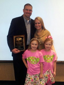 Shea and Scott Lowe pictured below with their two daughters.