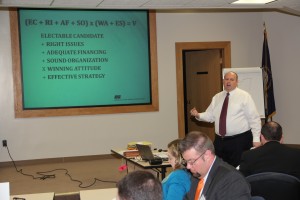 AFBF’s Cody Lyons gives an overview of the agenda for the two-day seminar.