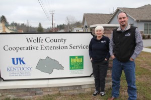 Yvonne Scott of AmericorpsVista and Morgan County Extension Agent Daniel Wilson are bullish on the SOAR project.