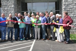 Jimmy Bevins cut the ribbon at the grand opening.