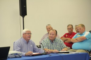 KFB President Mark Haney spoke to the committee as Steve Coleman awaited his turn.